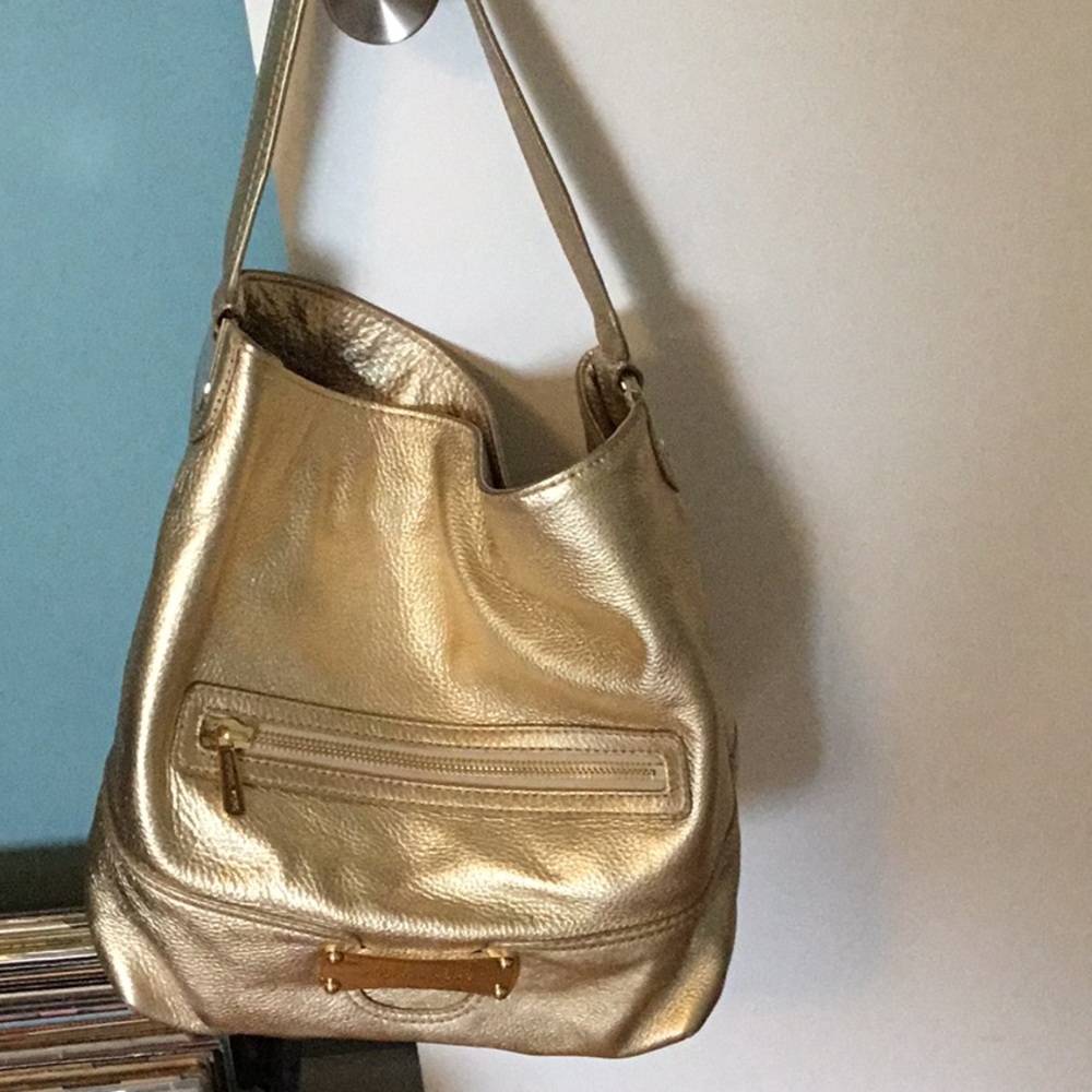 Michael Kors gold leather bag - Picture 3 of 6